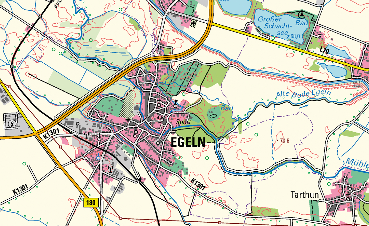 Topographische Karte 1:50 000 Topographische Karte 1:50 000