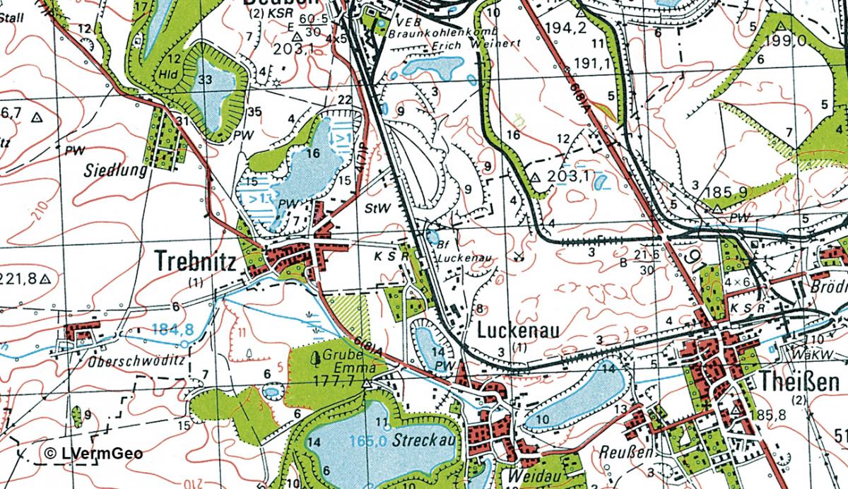 Historische Topographische Karten 1:50 000