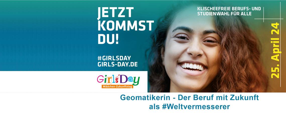 Jetzt anmelden und einen Platz für den Girls’Day am 25. April 2024 an einem der LVermGeo-Standorte sichern.