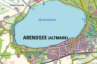 Kartenausschnitt der DTK50 L3134 Arendsee 