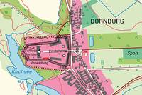 Kartenausschnitt der DTK10 3937-SW Dornburg