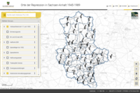 Abb. 1: Übersicht der Proteste/Aufstände (https://www.geodatenportal.sachsen-anhalt.de/mapapps/resources/apps/ortederrepression/index.html?lang=de, 03.08.2023)