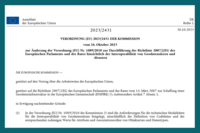 Abb. 1: Verordnung (EU) 2023/2431 (https://eur-lex.europa.eu/legal-content/DE/TXT/PDF/?uri=OJ:L_202302431, 04.01.2024)