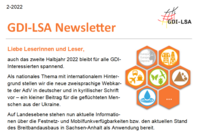 GDI-LSA Newsletter 2/2022 - News