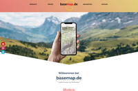 Abb. 1: Startseite basemap.de (https://basemap.de/, 17.08.2022)