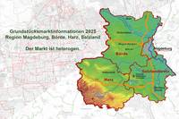 Grundstücksmarktinformationen 2025 – Region Magdeburg, Börde, Harz, Salzland