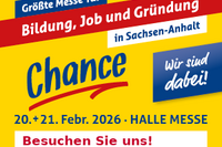 Besuchen Sie vom 20. bis 21. Februar 2026 den Stand des LVermGeo auf der Messe Chance in Halle (Saale) und erkunden Sie spannende Ausbildungsmöglichkeiten in den Geo-Berufen.