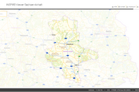 Abb. 1: Startbildschirmansicht im neuen INSPIRE-Viewer Sachsen-Anhalt