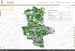 Abb. 1: Geoanwendung „ALRIS - Amtliche Landes-Radverkehrsinfrastruktur-Informationssystems“ (https://www.geodatenportal.sachsen-anhalt.de/mapapps/resources/apps/alris/index.html?lang=de, 18.07.2023)