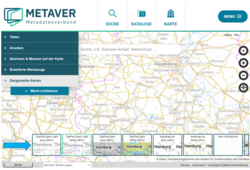 Abb. 5: Kartenclient im MetaVer – Hintergrundkarten (https://metaver.de/kartendienste, 11.08.2023)