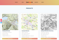 Abb. 2: Produkte basemap.de (https://basemap.de/produkte/, 17.08.2022)
