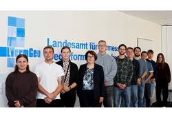 Begrüßung der dualen Bachelor-Studierenden 2025 © LVermGeo ST Begrüßung der dualen Bachelor-Studierenden 2025