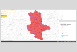Abb. 3: Darstellung der Mobilfunkverfügbarkeit in der Geoanwendung „Digitale Infrastrukturen Sachsen-Anhalt“ (https://www.geodatenportal.sachsen-anhalt.de/mapapps/resources/apps/digitaleinfrastrukturen/index.html?lang=de, 03.02.2026)