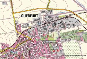 Topographische Karte 1:25 000 Ausschnitt © GeoBasis-DE/LVermGeo LSA Topographische Karte 1:25 000 Ausschnitt