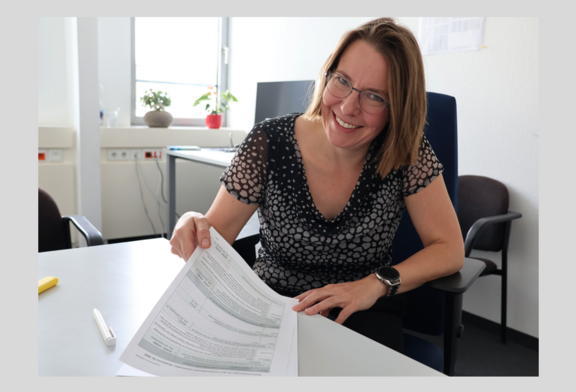 Abb. 1: Franziska Wolf – Leiterin Geodatenmanagement im LVermGeo